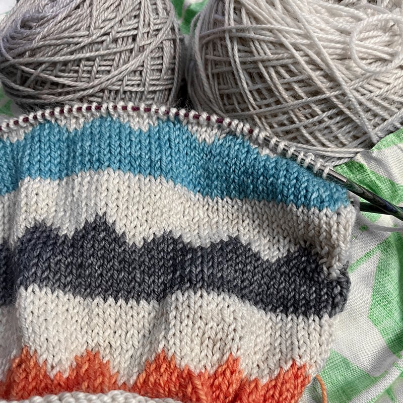 Variegated yarn - only for Stockinette stitch? - Knitting Blog