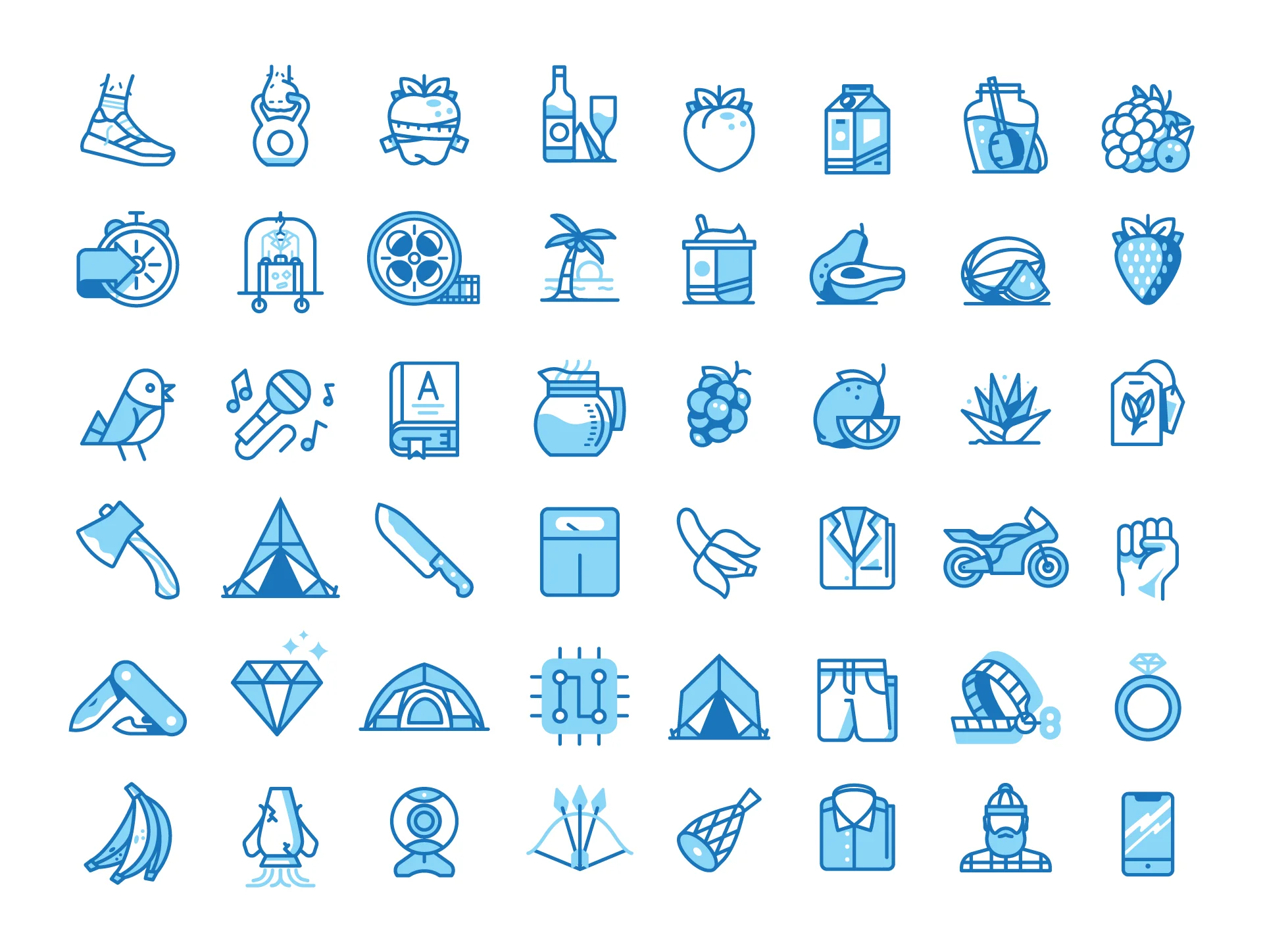 Various Icons for Men's Health