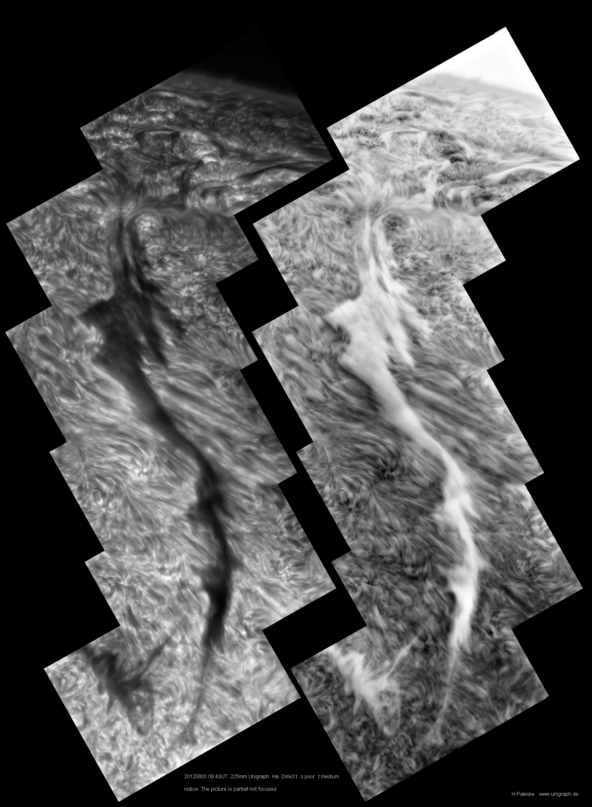 Hi enclosed the link of the long filament from 3.8.2012. The conditions it was very poor, I could not focus the picture precisely. http://www.unigraph.de/images/Sonne2012/ch20120803_0008-11-42-59_65p.jpg cs Harald