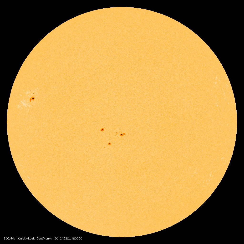 SDO/HMI Continuum image