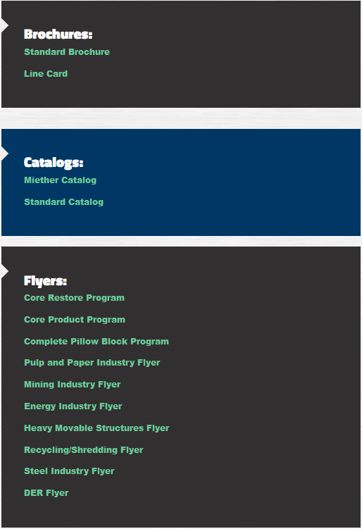 SAF BEARING AND ACCESSORIES — J.W. COOLER COMPANY