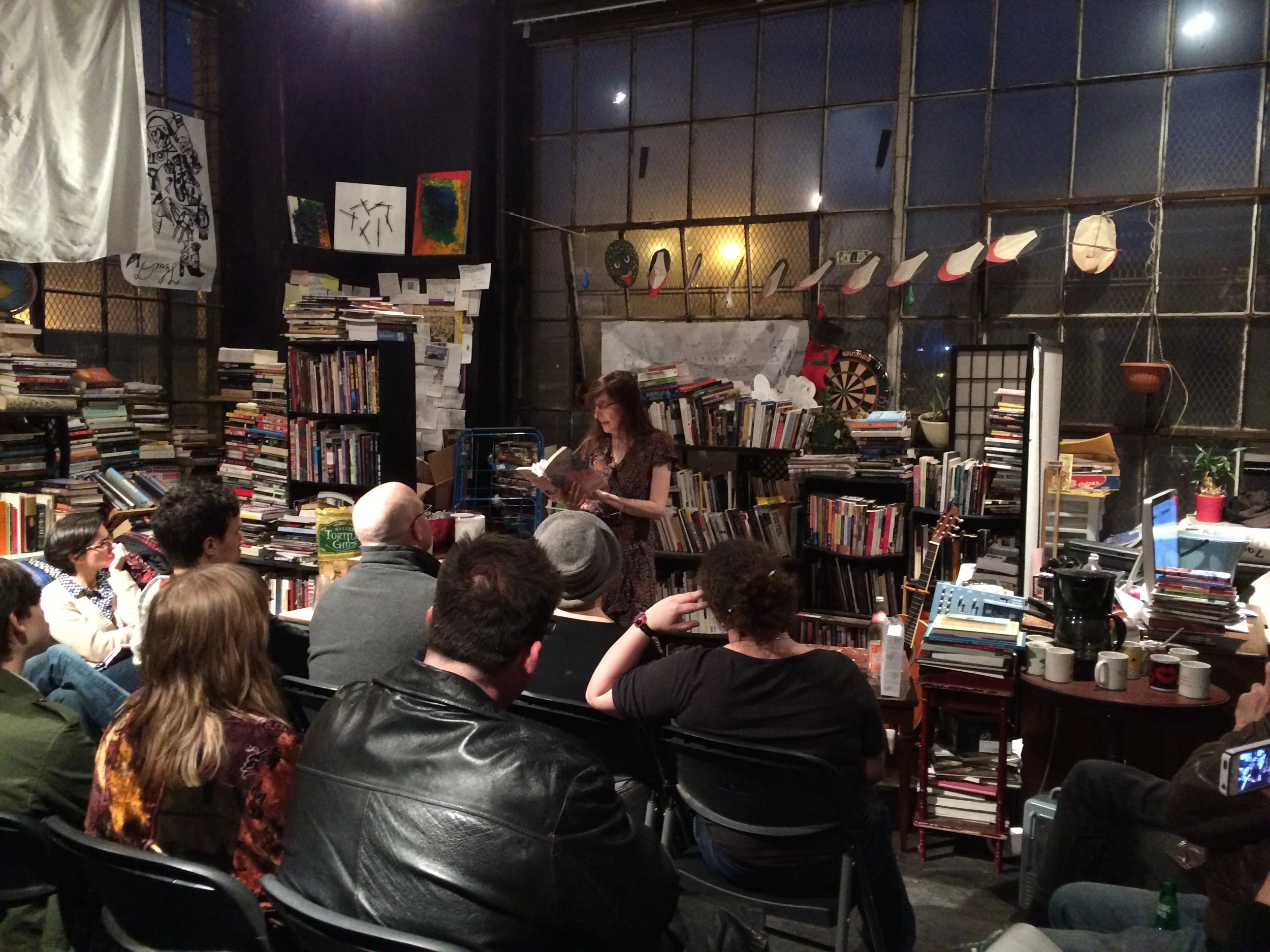 Jane Rosenberg LaForge reading from "An Unsuitable Princess" to a full house at the April 18, 2014, book party , held at the Mellow Pages Library in Brooklyn . Thanks for coming!
