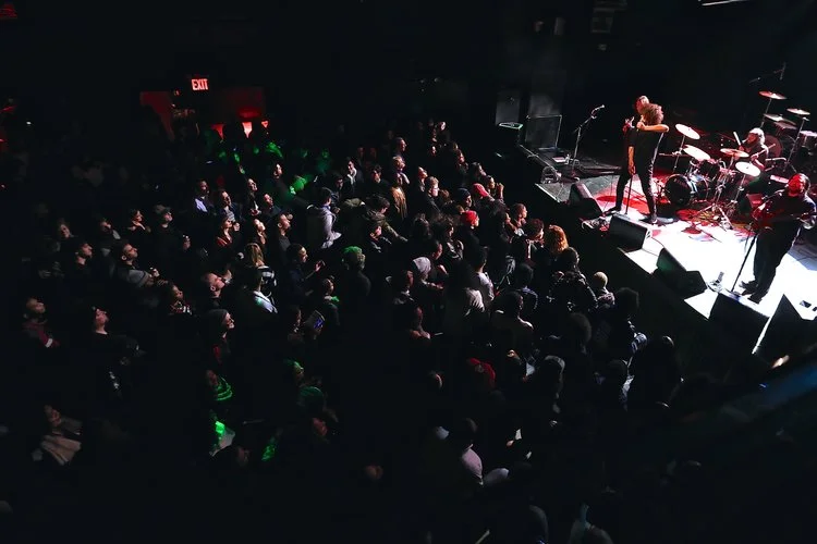Four Trips Ahead performing at Irving Plaza .