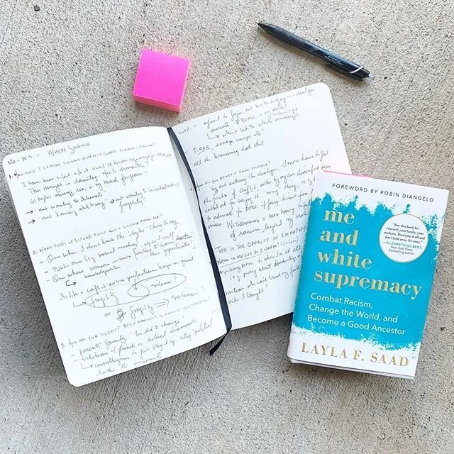 On day 4 of @laylafsaad Me &amp; White Supremacy, one of the reflective prompts asks, &ldquo;How do you benefit from white silence?&rdquo; I wrote: &ldquo;By not entering the dialogue, I never have to feel the friction of conflict, never have to reac