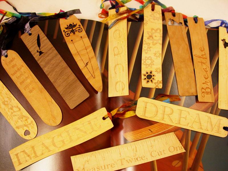 laser cut wood bookmarks.JPG