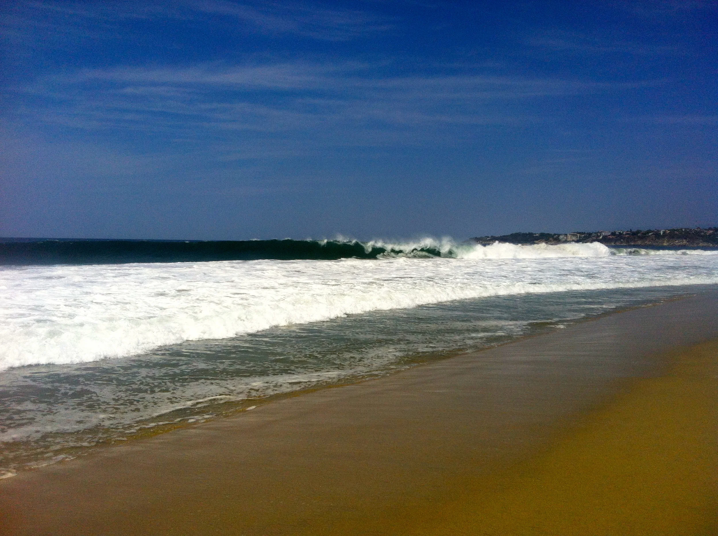 Playa Zicatela known here as the Mexican Pipeline