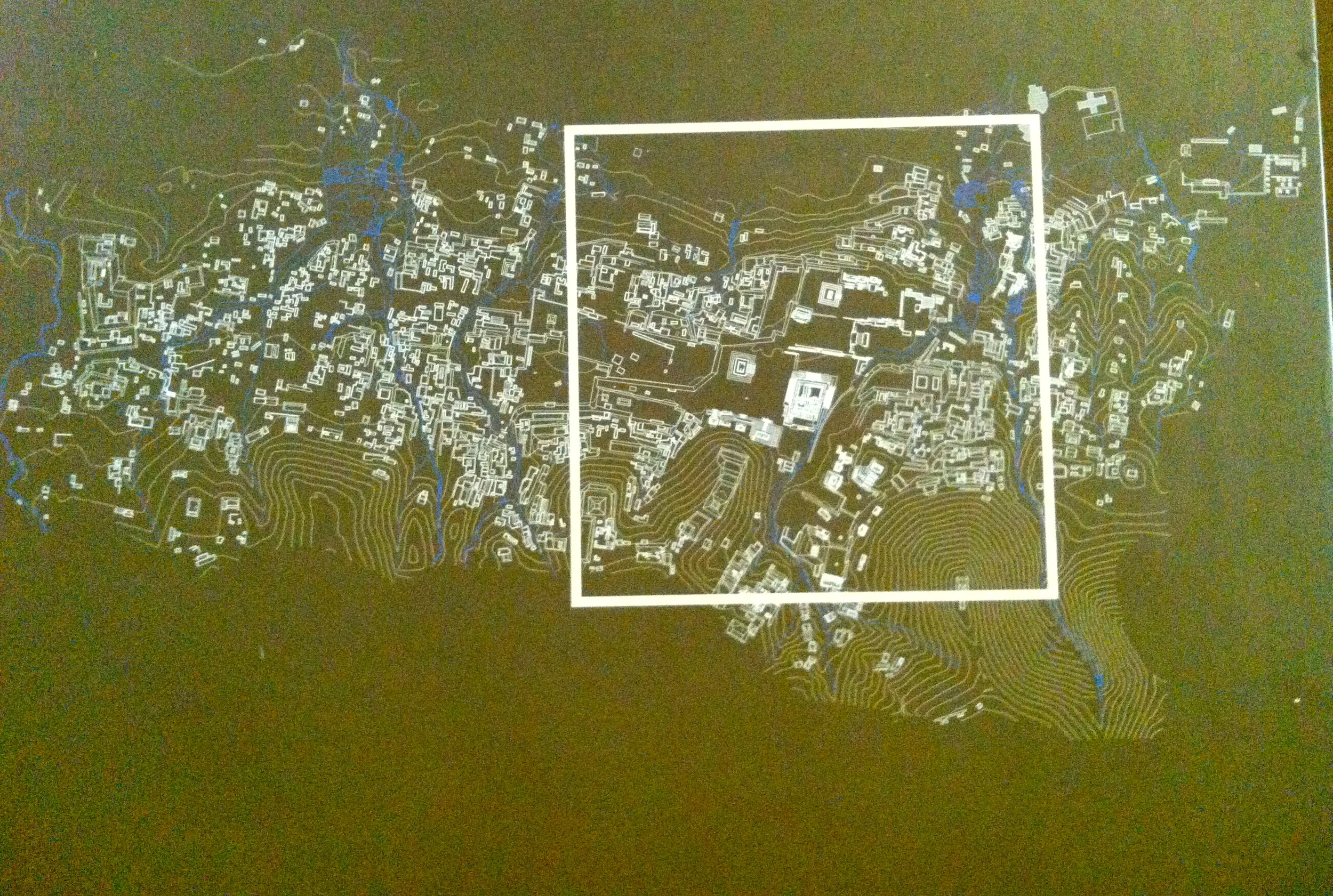 Area excavated is in the square