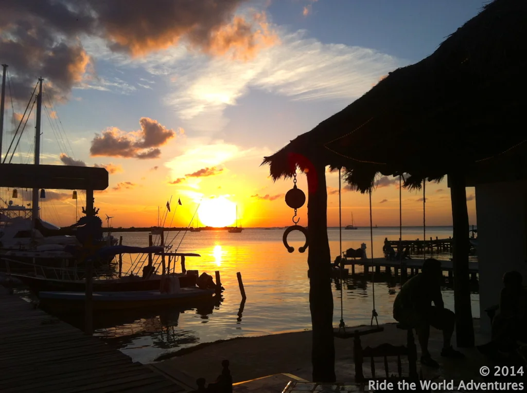 The sunsets here are always magical!