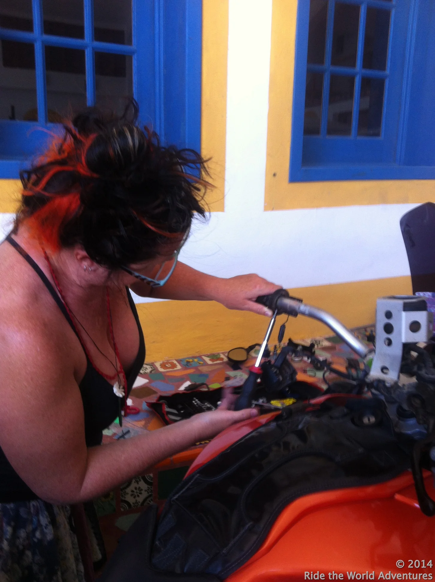 Changing out my bent handlebars