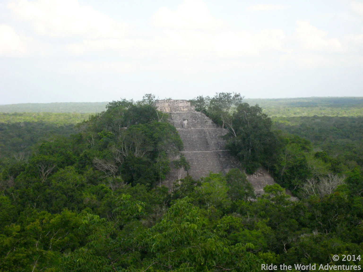 You can almost see Tikal!