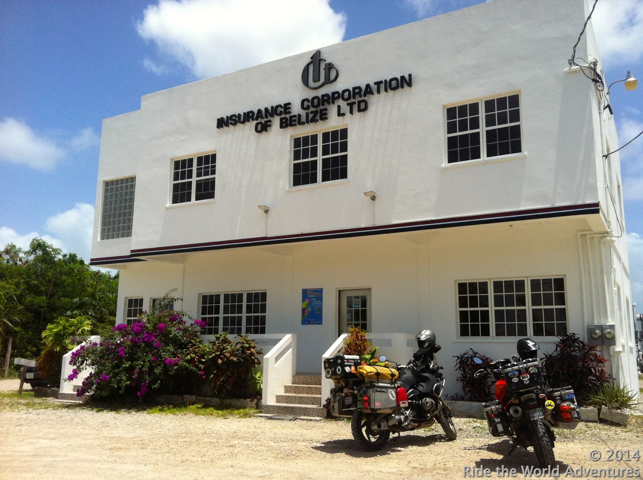 Obtaining Belize insurance…then we are free to go!