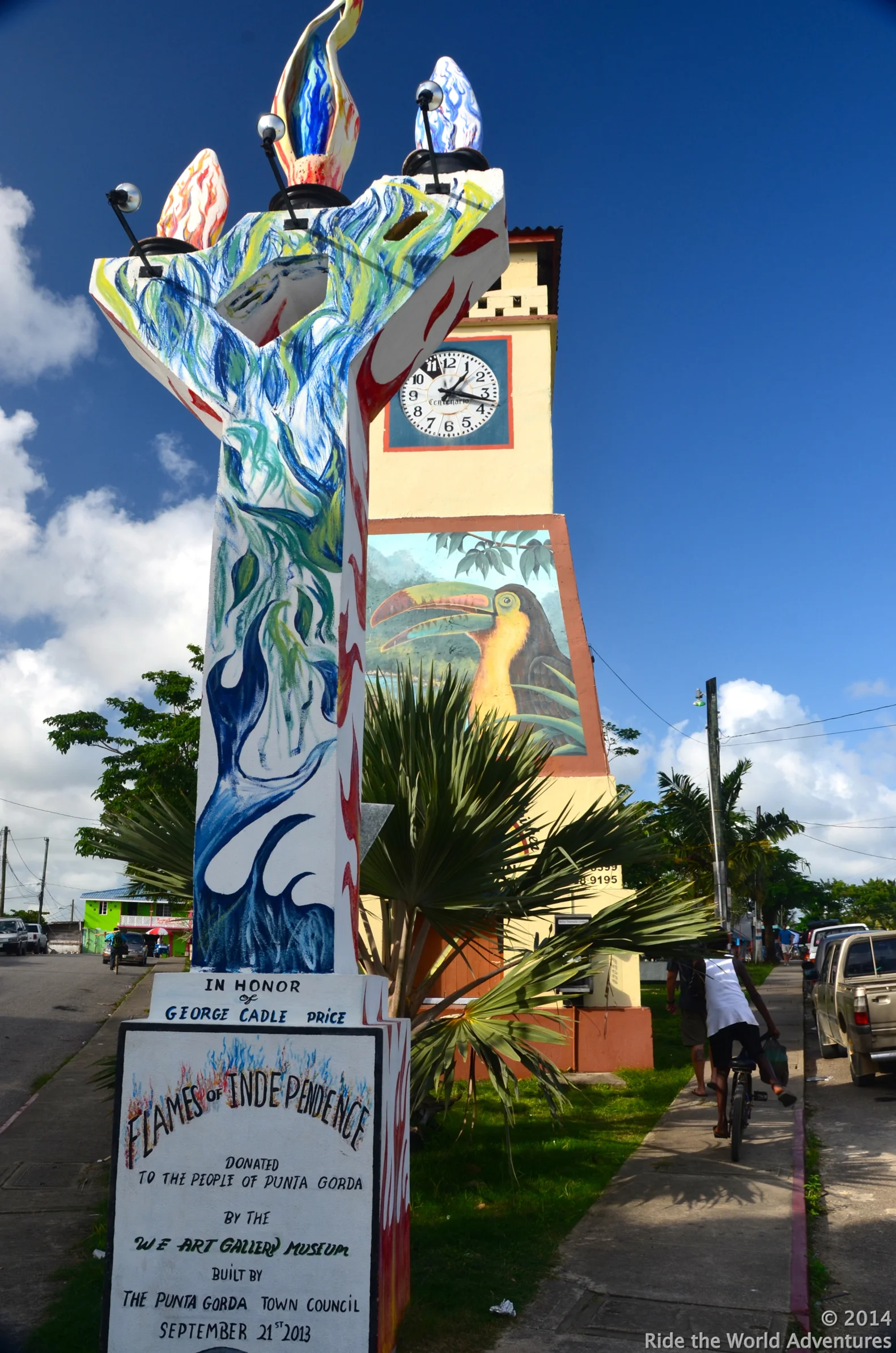 Main drag in Punta Gorda