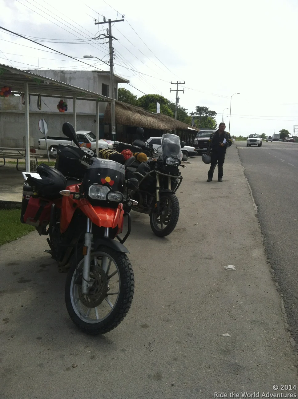 We decide to ride back into Bacalar to see if El Pejelagarto is open…we are in luck!