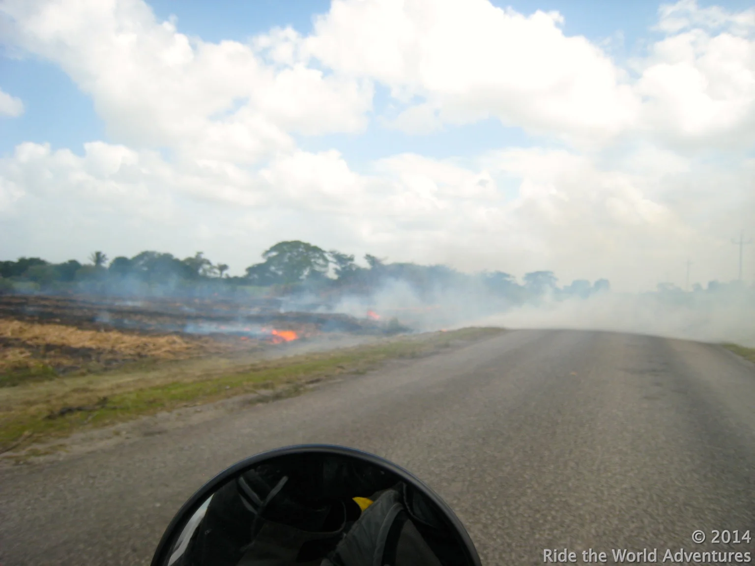 Riding from the Insurance office and through a burn off, the country side opened up into a lush paradise!