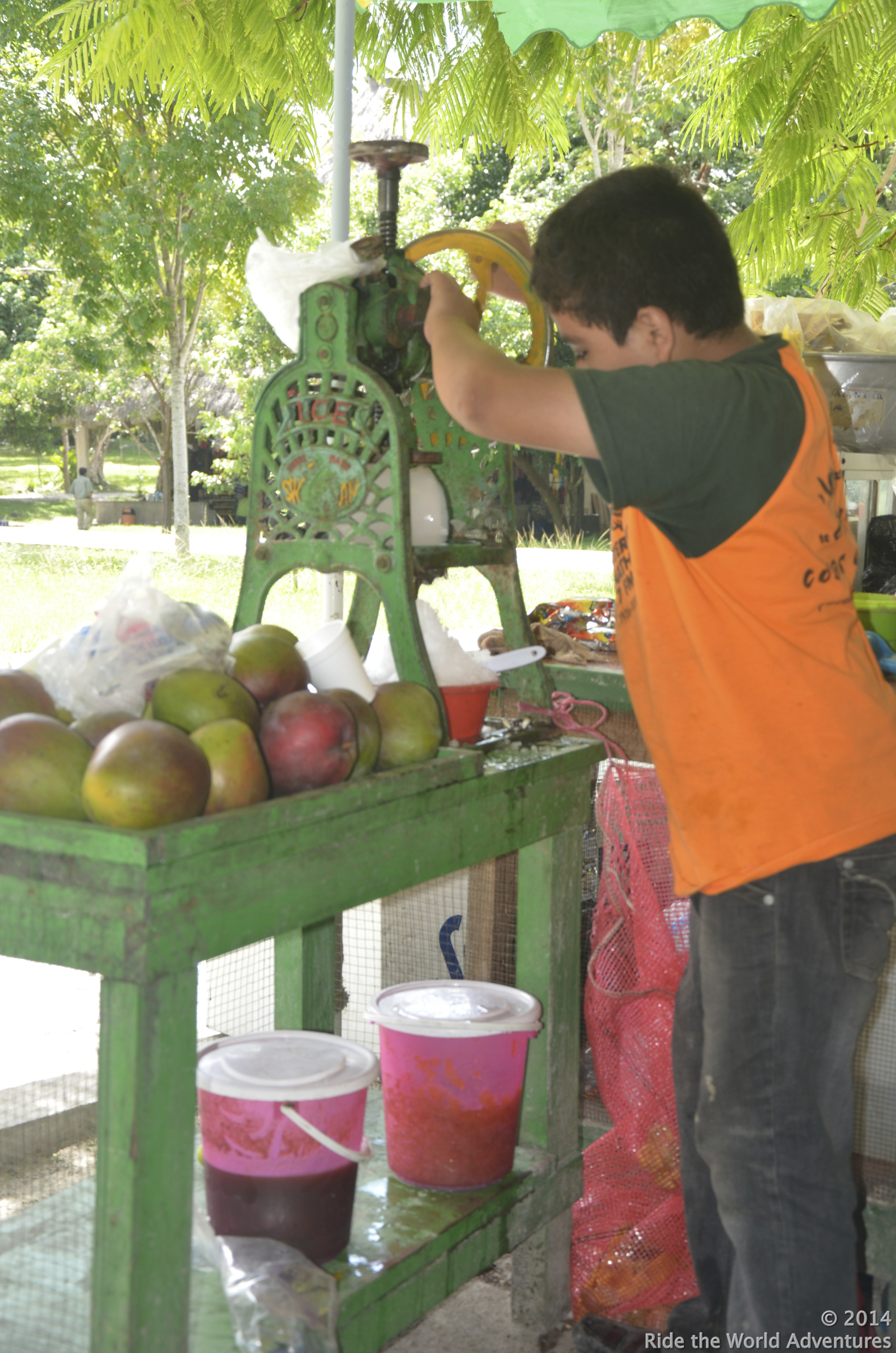 Locals offer tasty eats outside the park grounds