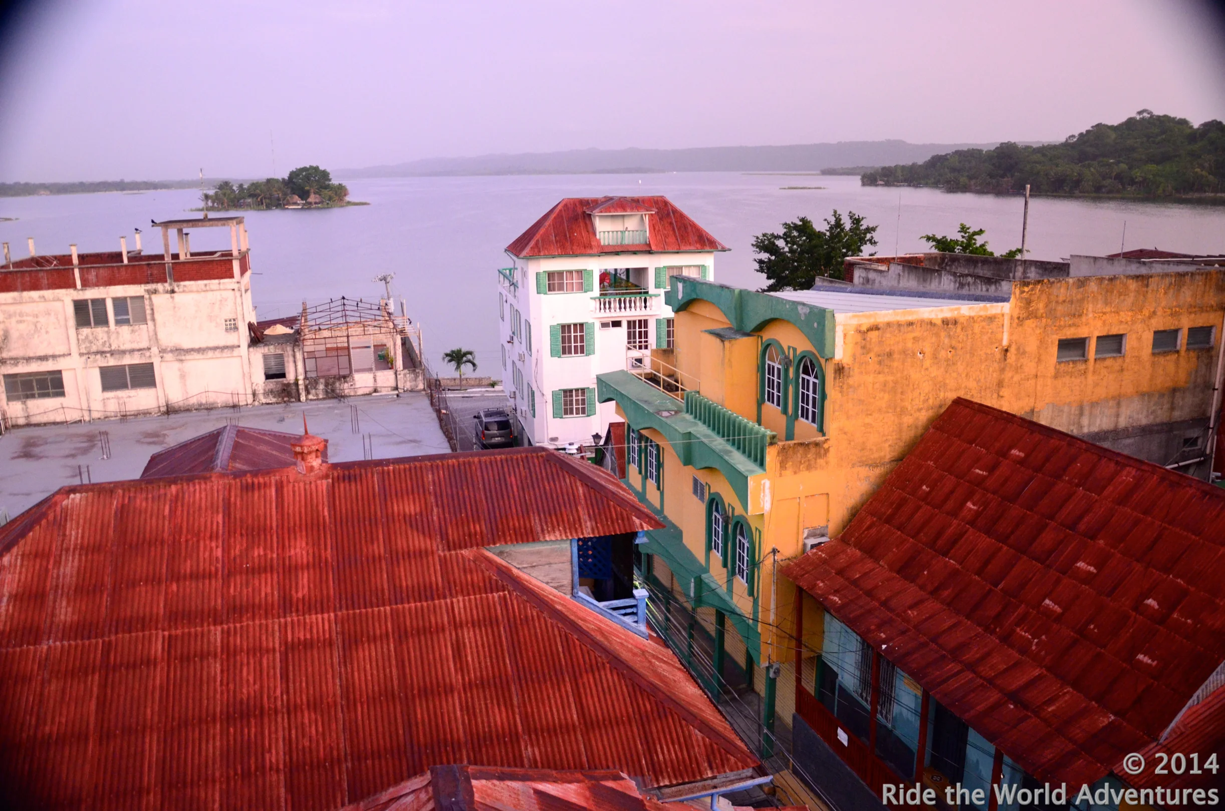 Spectacular light….The red roof pop of dawn!