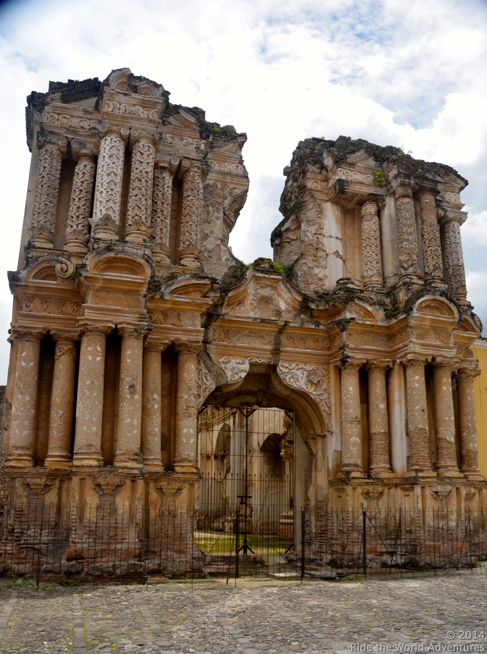 Awesome baroque architecture…the facade of the former El Carmen Church