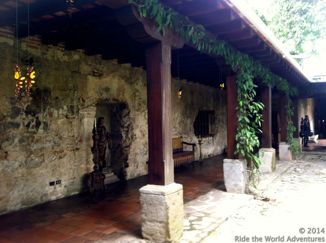 Inside Casa Santa Domingo