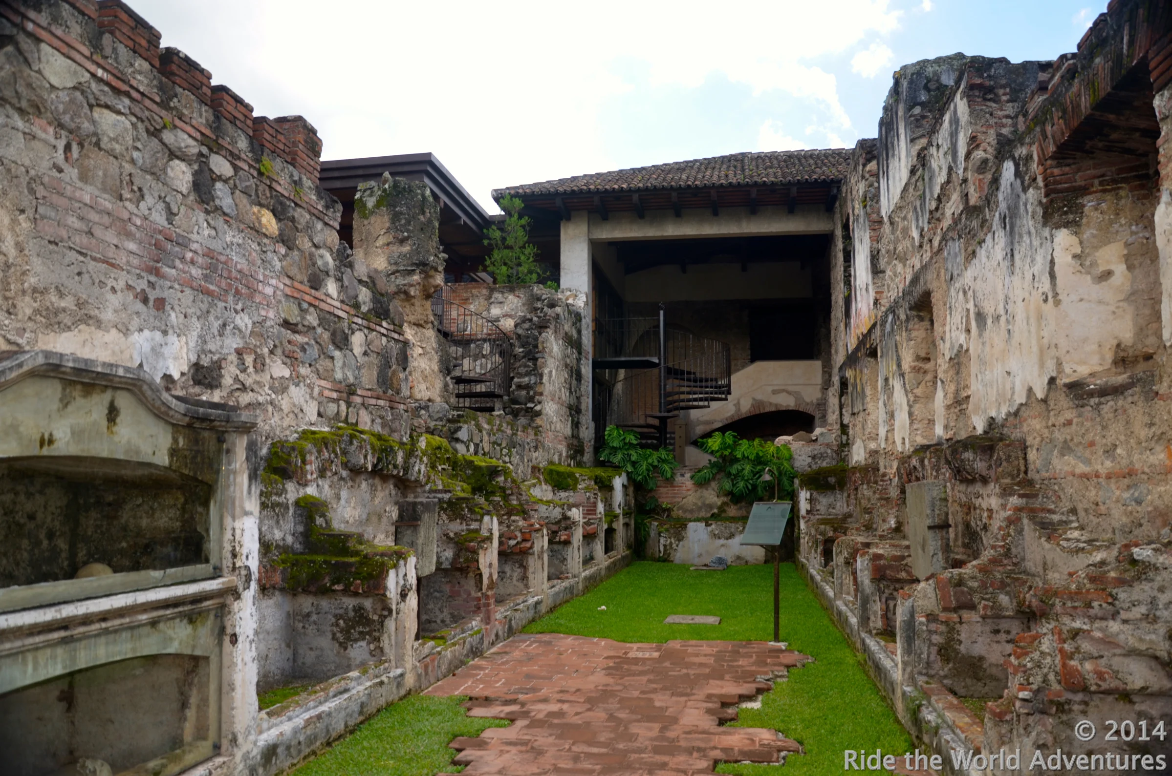 Preserved crypts with remains