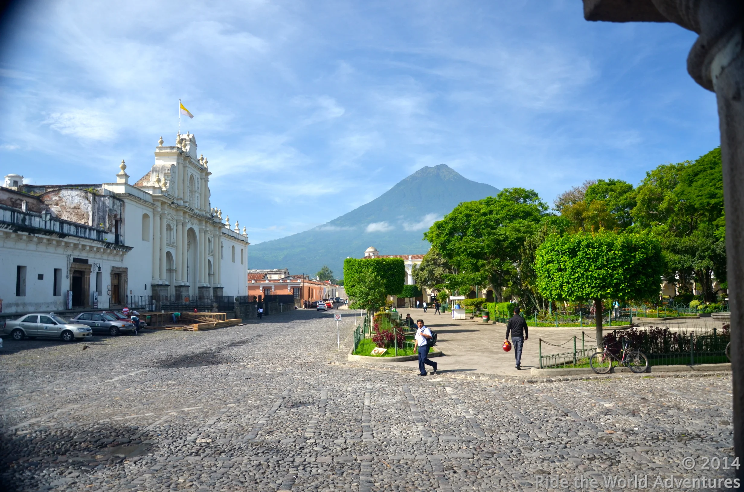 The town square