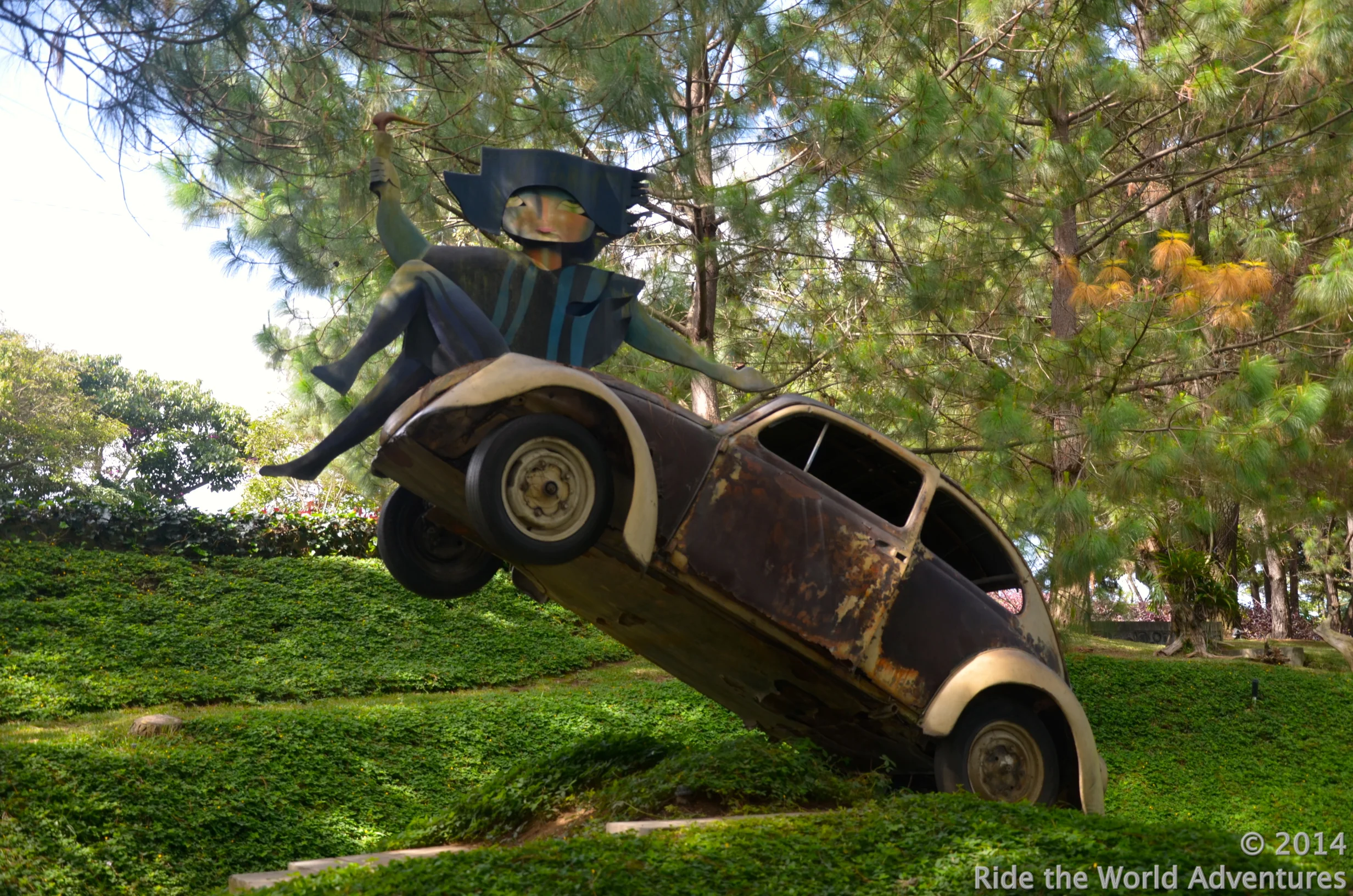 Interesting artistry high in the pines!