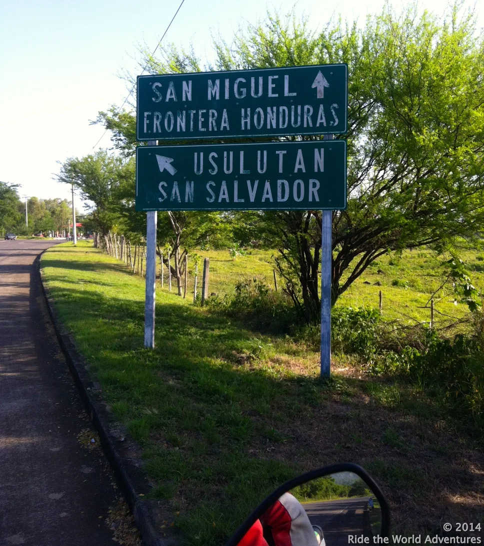 Heading towards the Honduras border