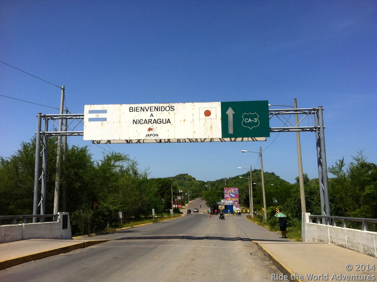It was a very hot ride across Honduras….and the heat is not letting up!