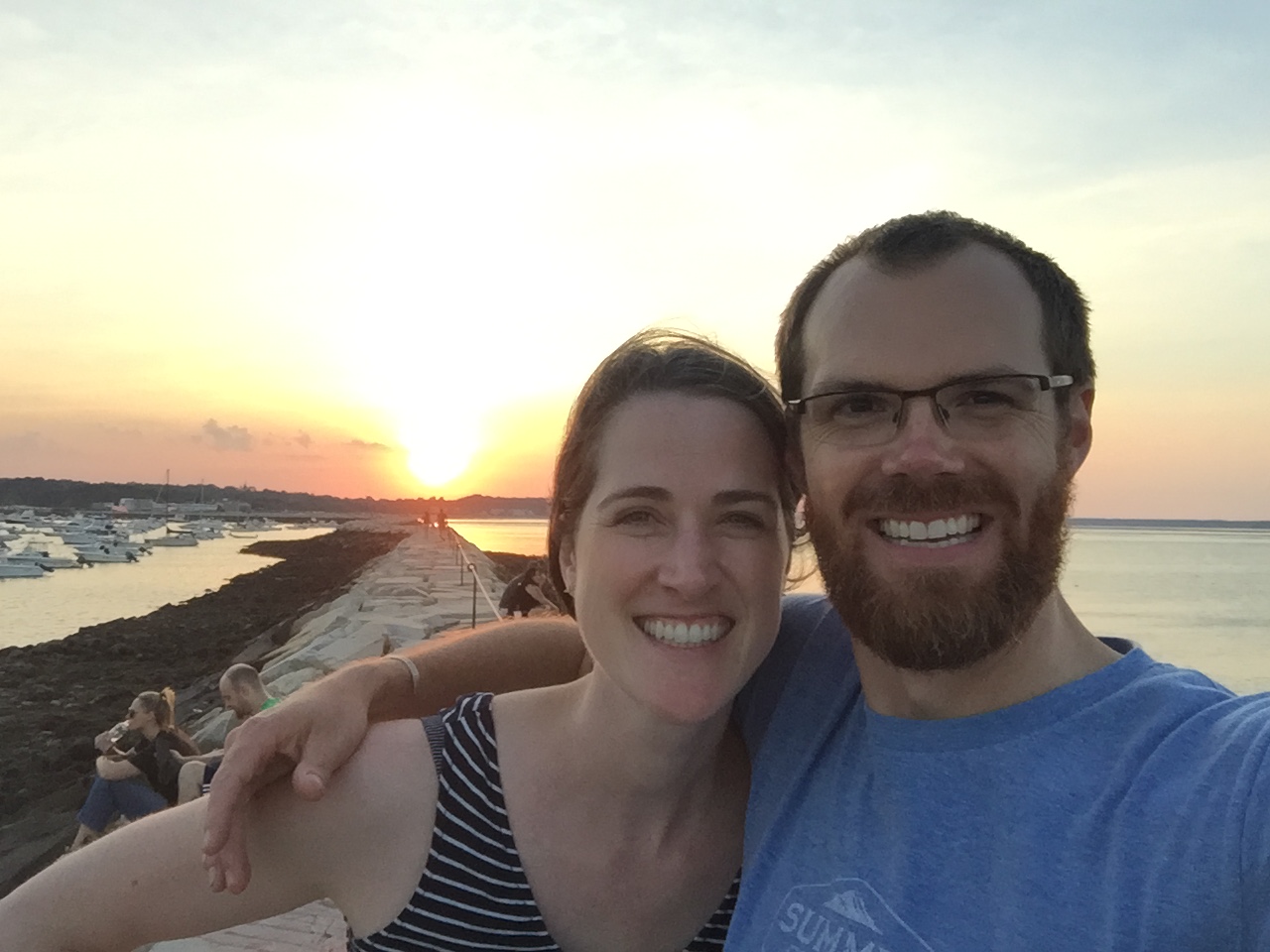 Gratuitous photo of our two-year anniversary jetty walk. 