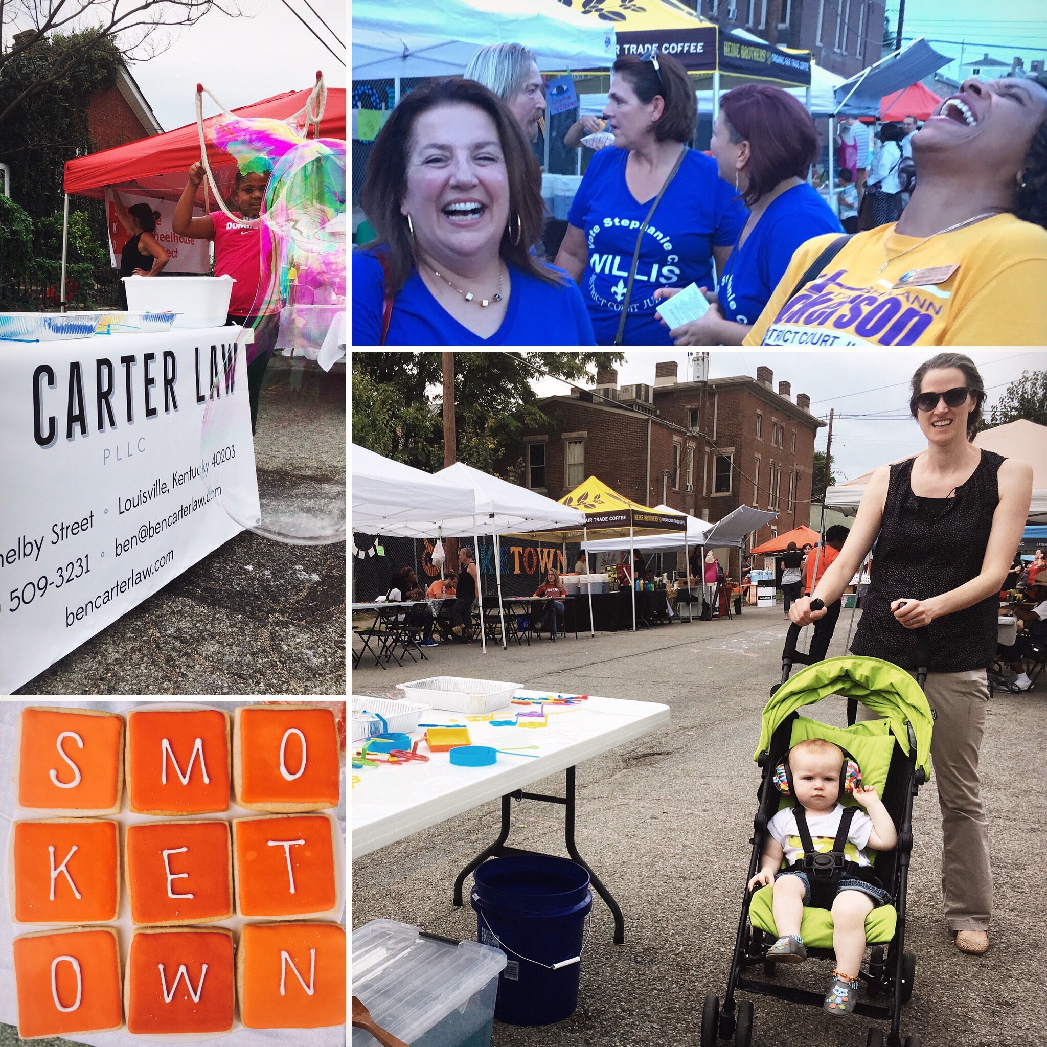Each year, KFTC hosts the Smoketown Getdown two blocks from the global headquarters of Ben Carter Law, PLLC. We show up to the Getdown with a bubble table because that's how we do. 