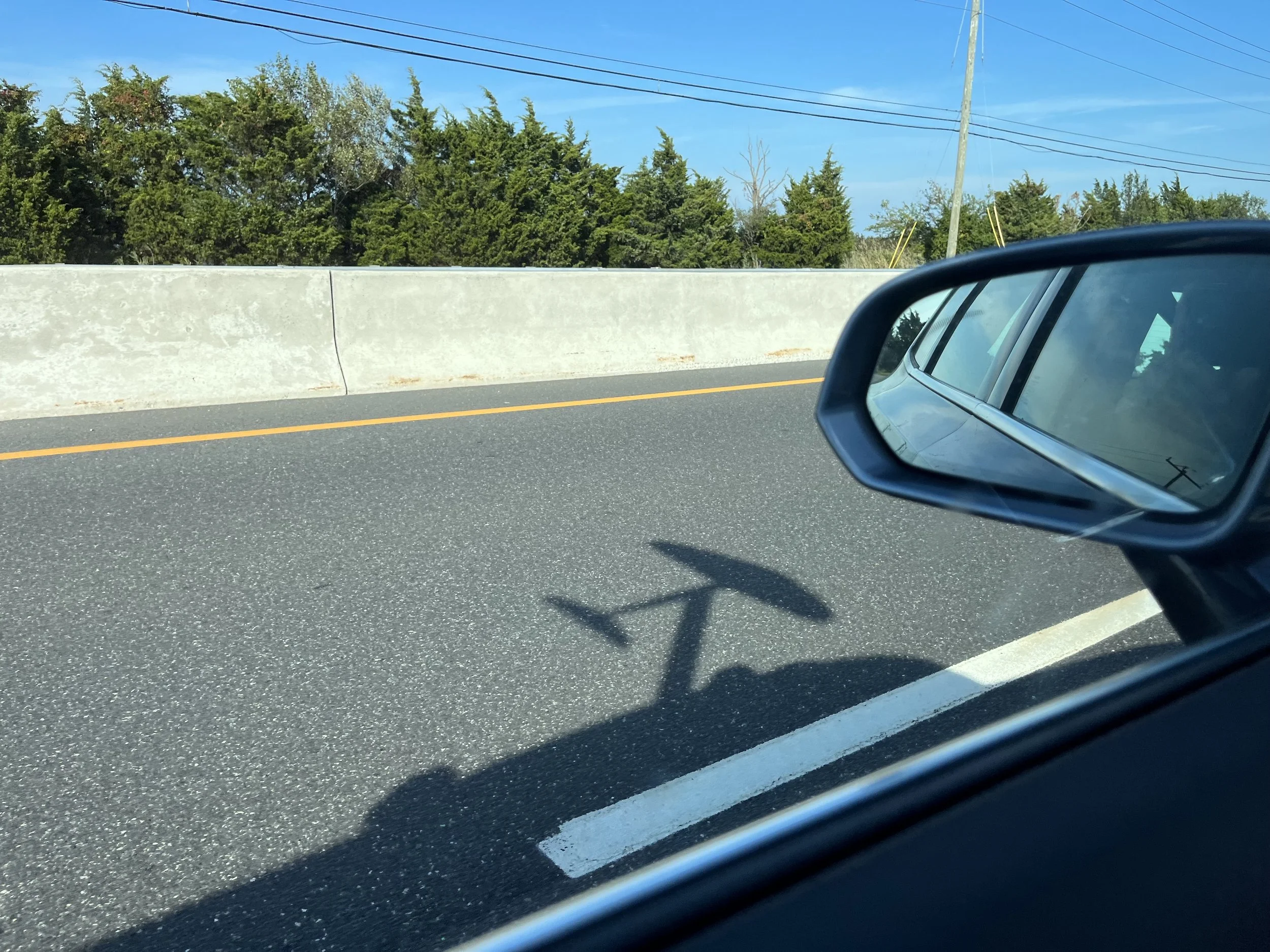 On the road, if it is short just throw the rig on the racks