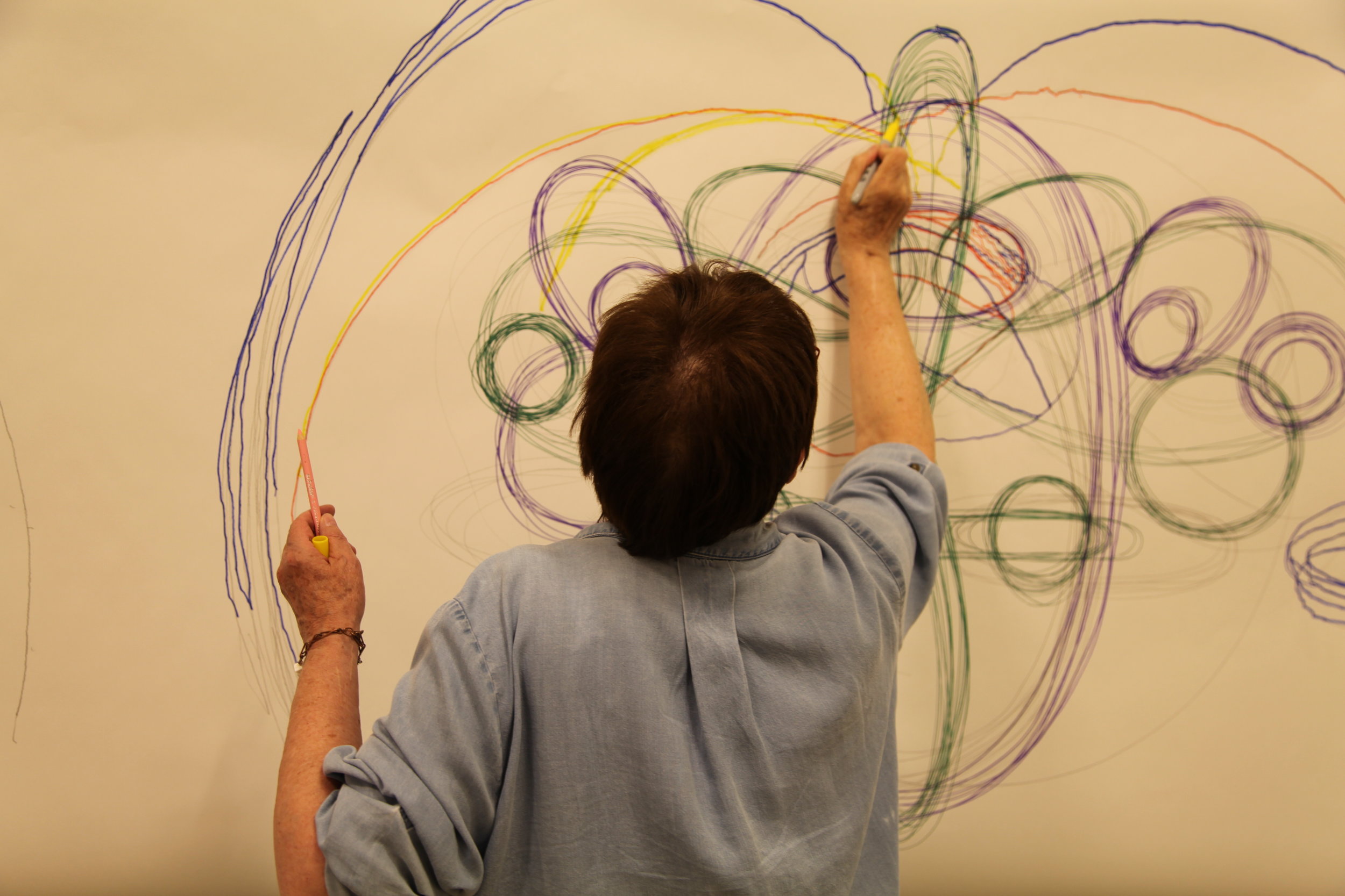 Full Body Meditative Drawing sessions for Well Being