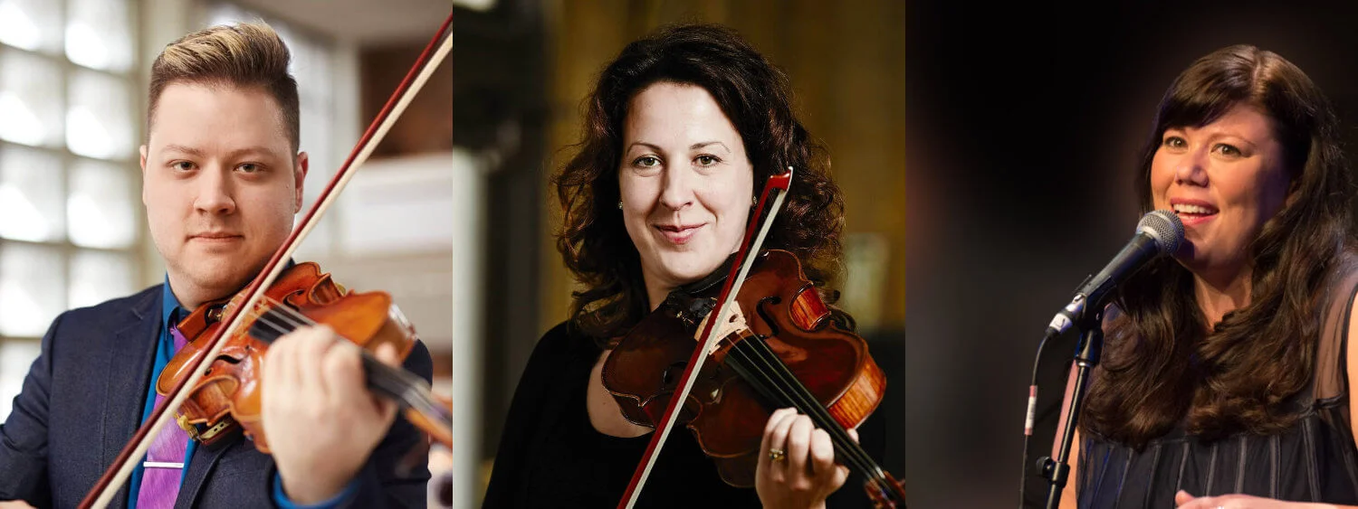 PERFORMERS: Tango Duets by Jeremy Buzash (violin) & Elise Lavallée (viola) • Jazz Vocals by Jodie Borlé