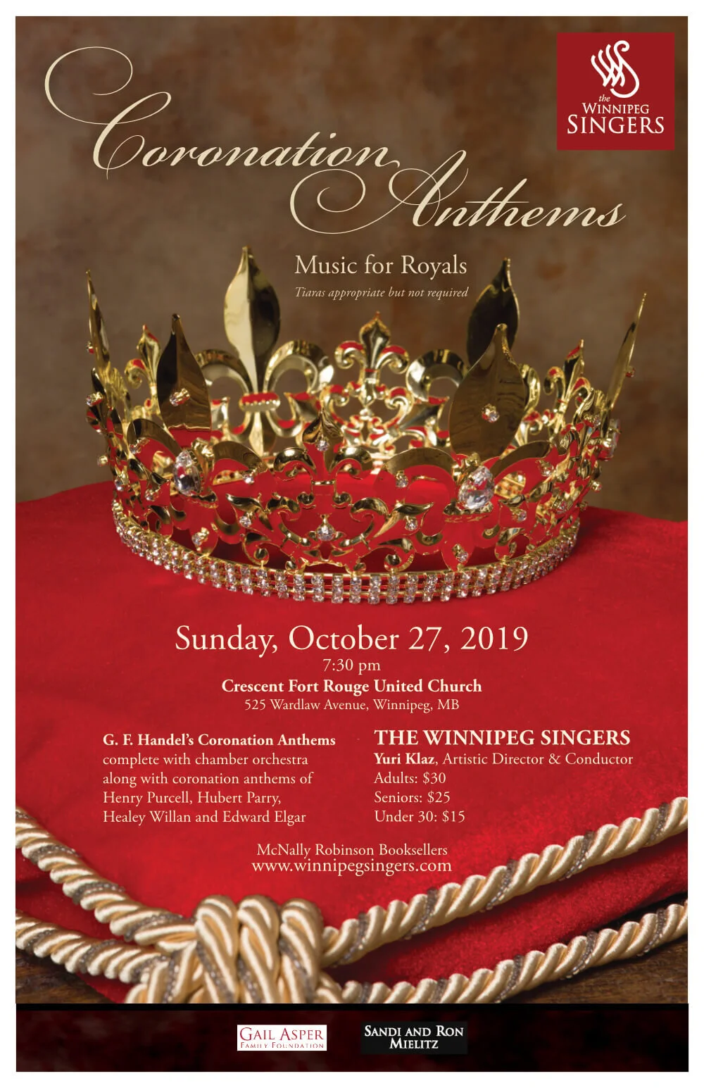 Coronation Anthems poster