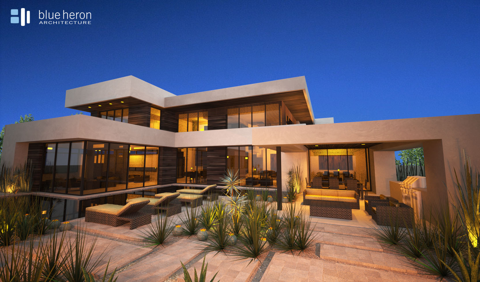 Desert Home Design - Blue Heron Architecture Seven Hills, Las Vegas, Nevada