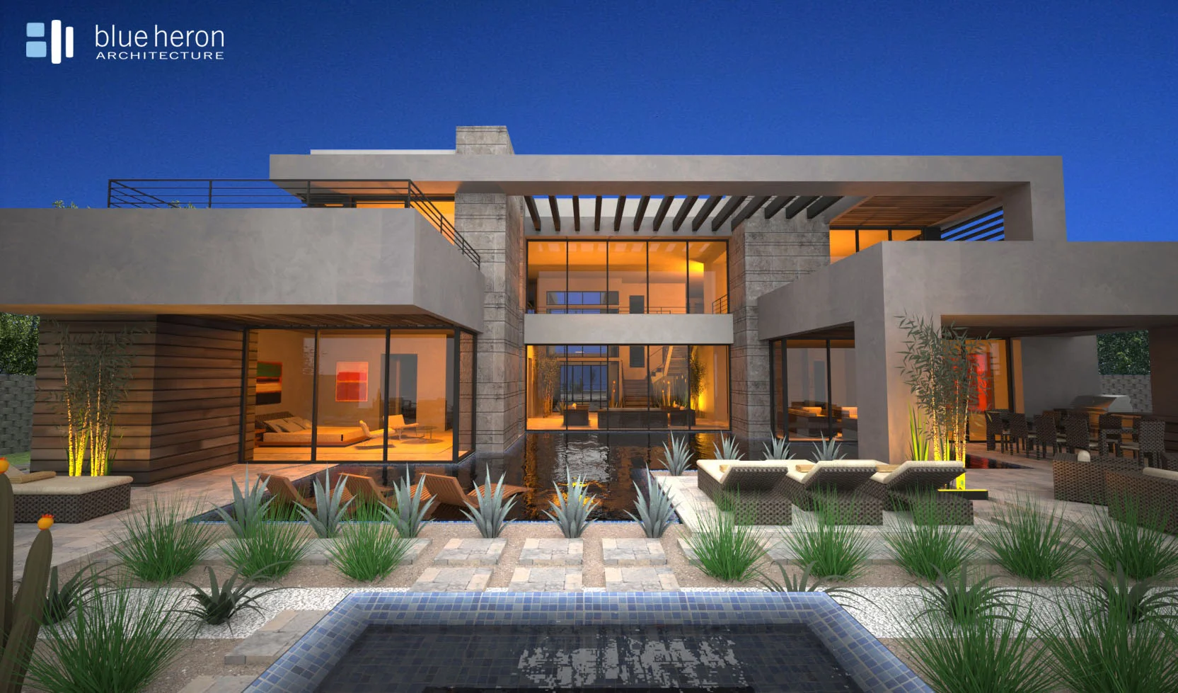 Modern Home Design - Blue Heron Architecture Meadowhawk Lane, Henderson, Nevada