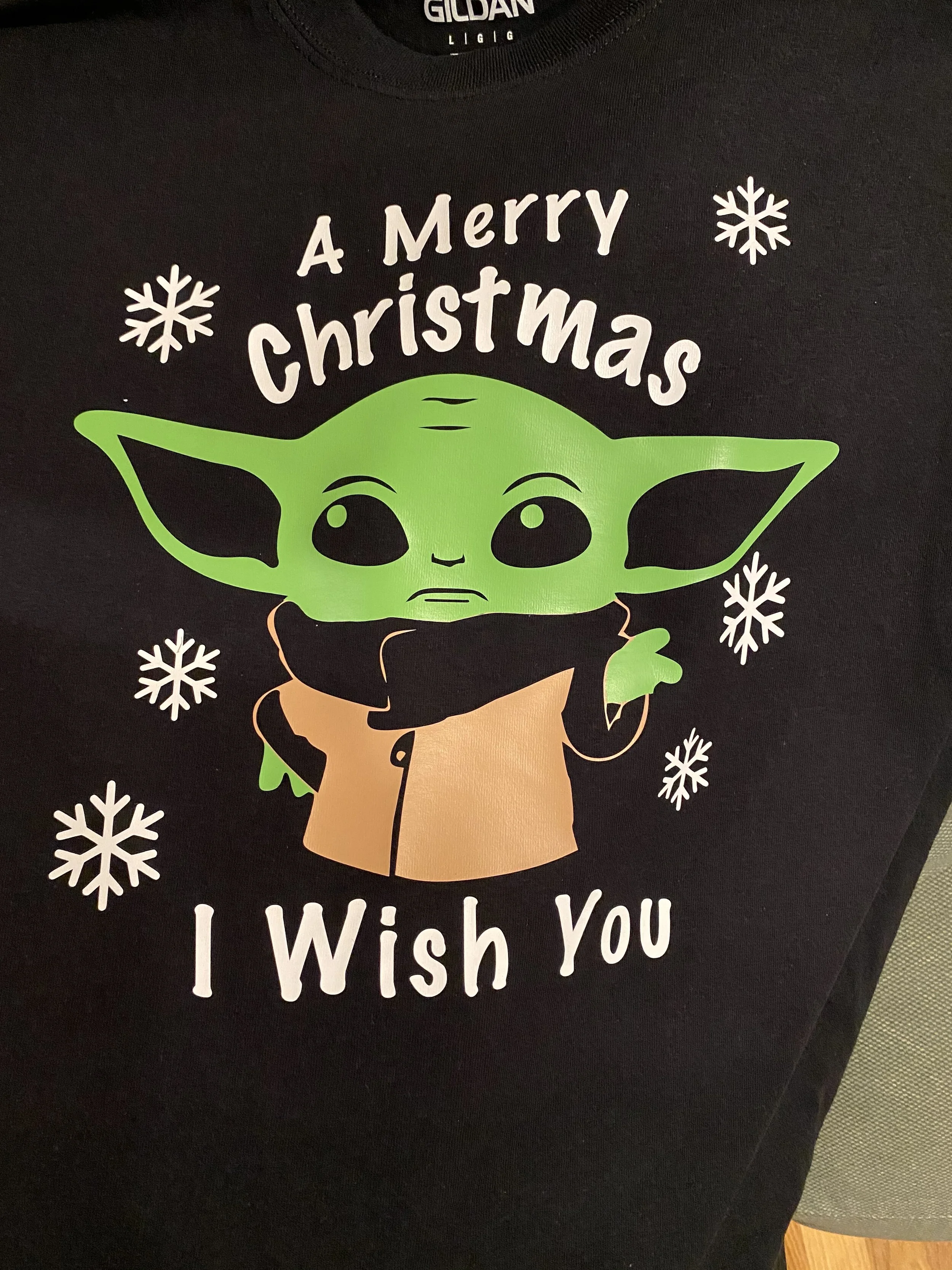 Baby Alien Inspired Christmas Silhouette Pattern