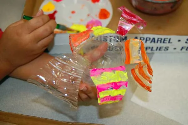 plastic water bottle