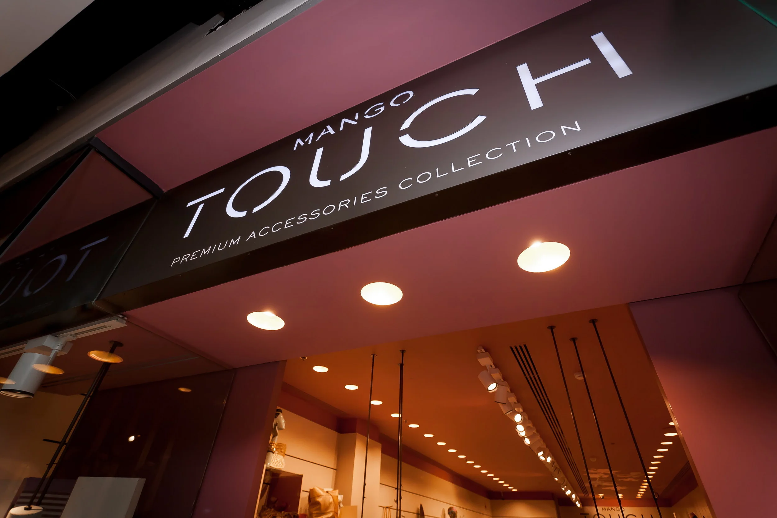 LED logo white acrylic backing