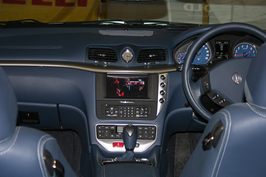 AIS multimedia interface for the Maserati NIT screen.