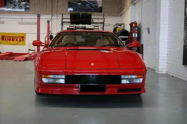 The 1997 Ferrari Testarossa V12.