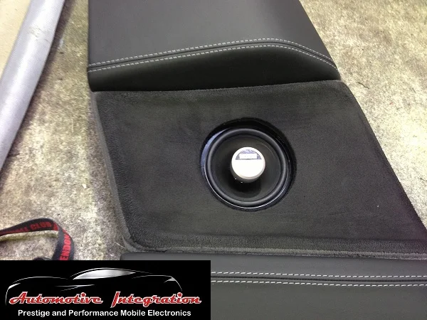 The rear side panels were customised to fit the new German Maestro speakers 