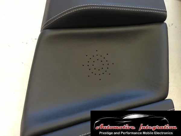 The re-trimmed side panels hide all the custom work.