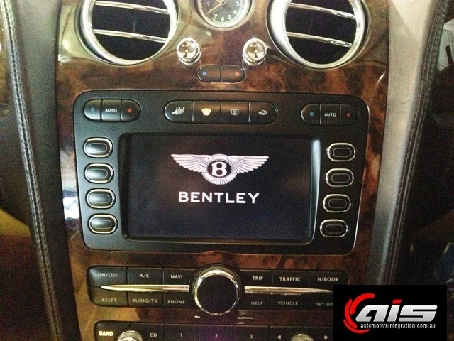 The Bentley factory radio.