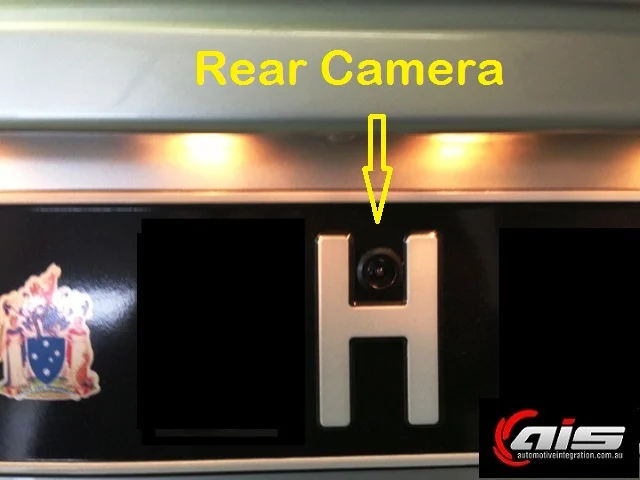 The rear camera is hidden in the rear number plate.
