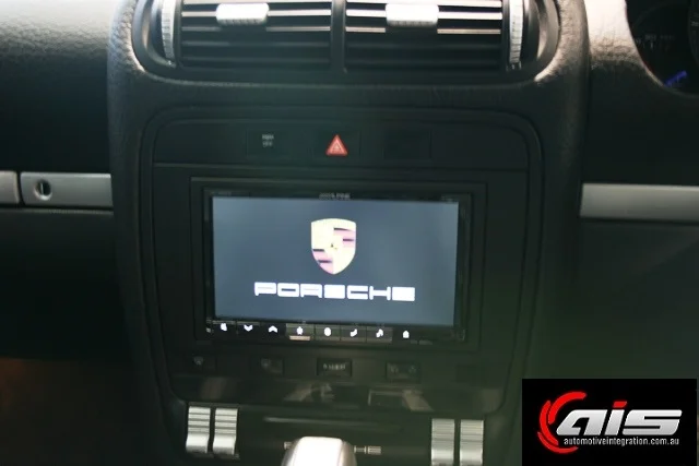 The Alpine INE-W947EC allows the manufacturer's logo to be loaded on start-up.