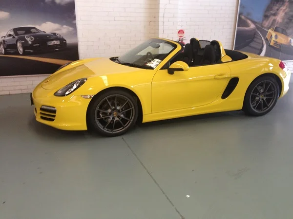 The Porsche 981 Boxster.