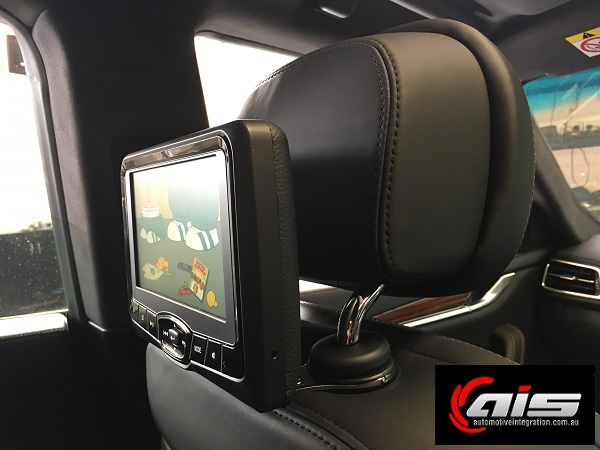 The Clean mounting system is both sturdy and hides all cables from sight. The screen will pivot down both for better viewing and to cater to the active headrest system.