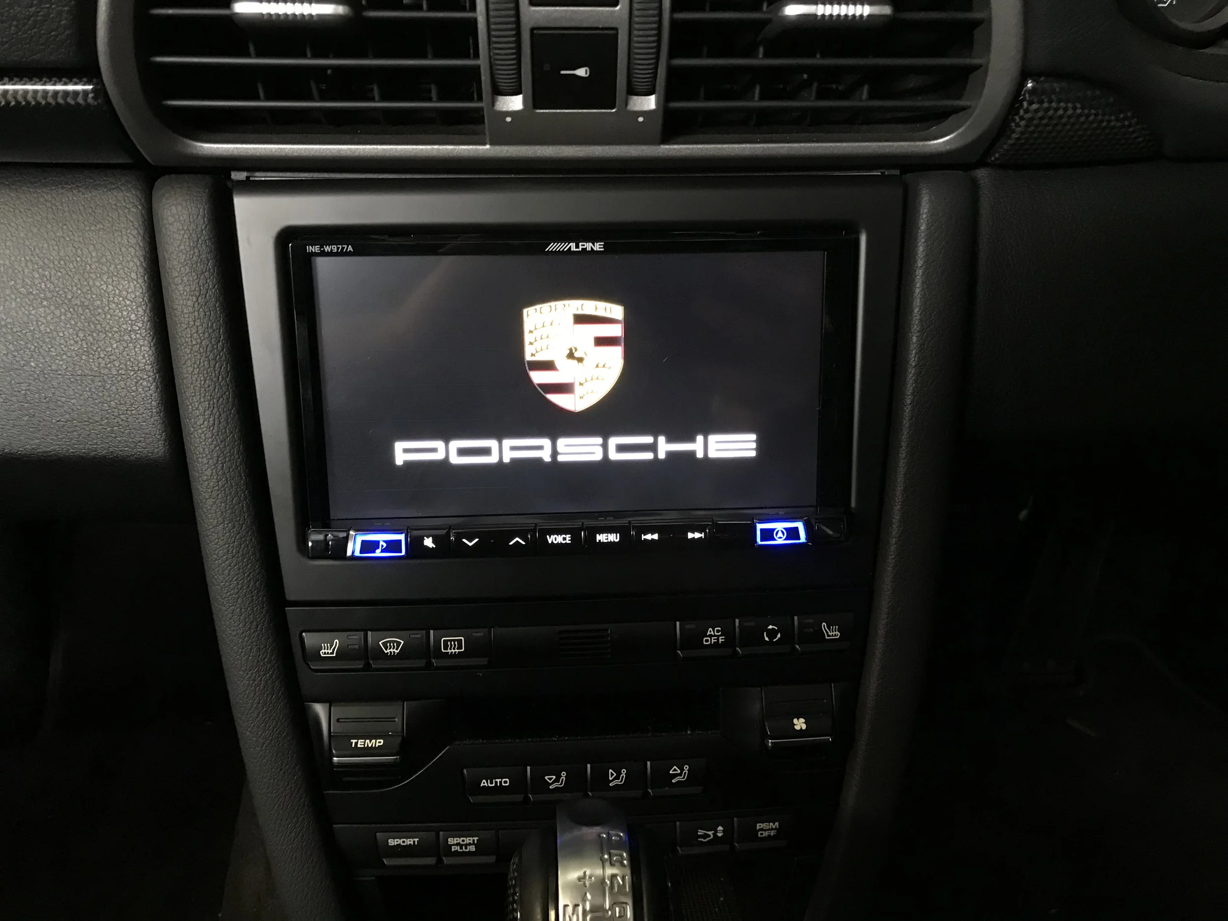 A radio replacement we performed in a 997 Series 2