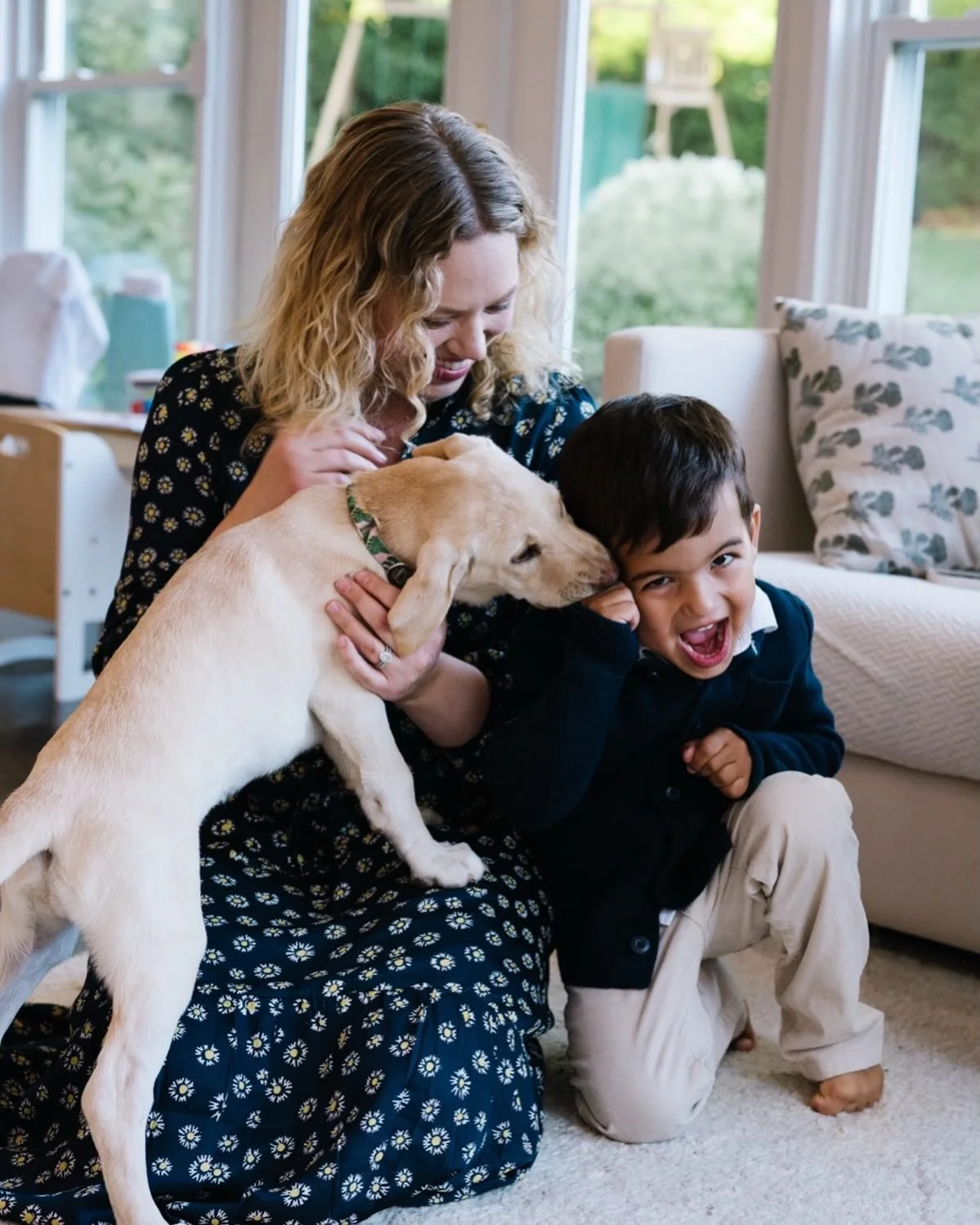 Puppies are always welcome at your family session