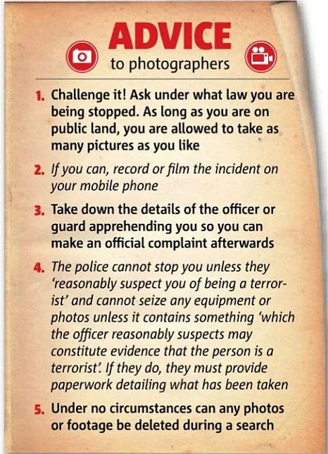 advice to photographers